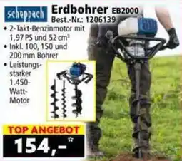 Norma scheppach Erdbohrer EB2000 Angebot