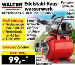 Norma WALTER Edelstahl-Haus- Pumpenwasserwerk Angebot