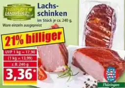 Norma THÜRINGER LANDSTOLZ Lachsschinken Angebot