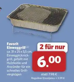 Combi Favorit Einweggrill Angebot