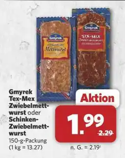 Combi Gmyrek Tex-Mex Zwiebelmettwurst oder Schinken-Zwiebelmettwurst Angebot