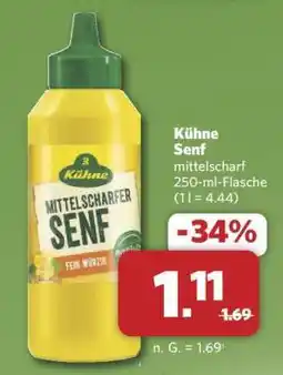 Combi Kühne Senf mittelscharf Angebot