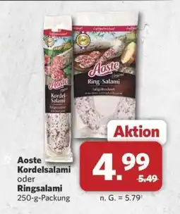 Combi Aoste Kordelsalami oder Ringsalami Angebot