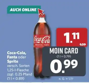 Combi Coca-Cola, Fanta oder Sprite Angebot