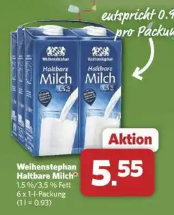 Combi Weihenstephan Haltbare Milch Angebot