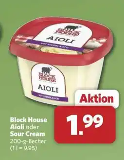Combi Block House Aioli oder Sour Cream Angebot
