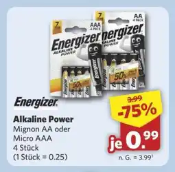 Combi Energizer Alkaline Power Angebot
