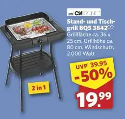 Combi Stand- und Tischgrill BQS 3842 Angebot
