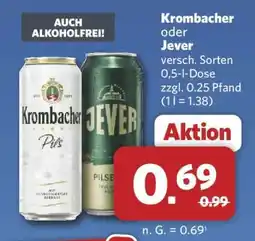 Combi Krombacher oder Jever Angebot