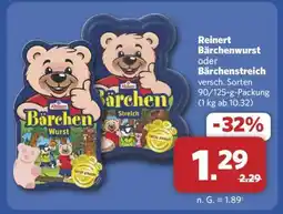Combi Reinert Bärchenwurst oder Bärchenstreich Angebot