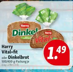 Nah & Frisch Harry Vital+fit oder Dinkelbrot Angebot