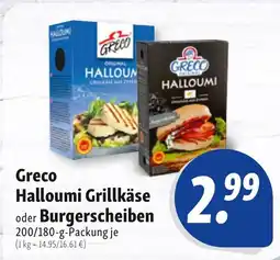 Nah & Frisch Greco Halloumi Grillkäse oder Burgerscheiben Angebot
