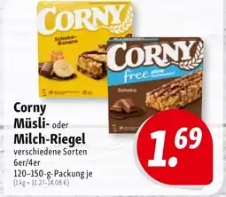 Nah & Frisch Corny Müsli- oder Milch-Riegel Angebot