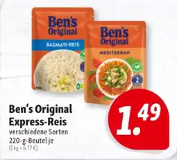 Nah & Frisch Ben's Original Express-Reis Angebot