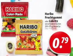 Nah & Frisch Haribo Fruchtgummi oder Lakritz Angebot