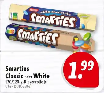 Nah & Frisch Smarties Classic oder White Angebot
