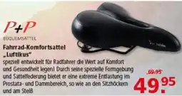 Multi Markt P+P BEQUEMSATTEL Fahrrad-Komfortsattel „Luftikus" Angebot