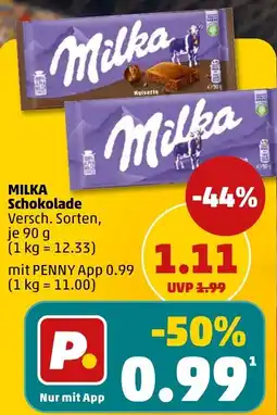 PENNY MILKA Schokolade Angebot