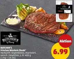 PENNY BUTCHER'S Frisches Western Steak Angebot