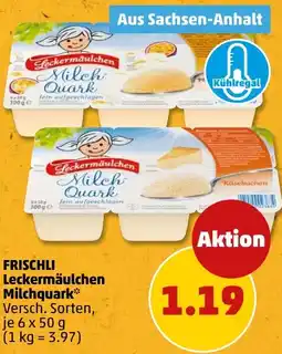 PENNY FRISCHLI Leckermäulchen Milchquark Angebot