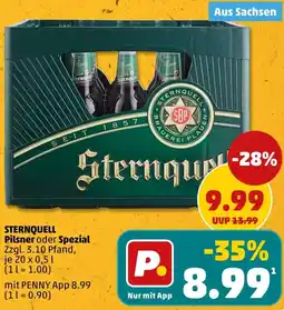 PENNY STERNQUELL Pilsner oder Spezial Angebot