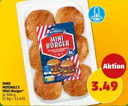 PENNY MIKE MITCHELL'S Mini-Burger Angebot