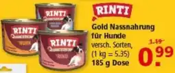 Multi Markt RINTI Gold Nassnahrung für Hunde Angebot
