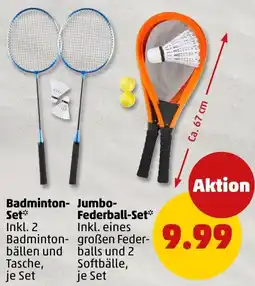 PENNY Badminton Set oder Jumbo Federball-Set Angebot