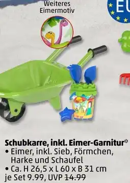 PENNY Schubkarre, inkl. Eimer-Garnitur Angebot