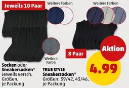 PENNY TRUE STYLE Sneakersocken Angebot