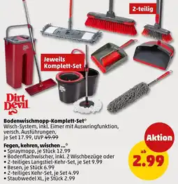 PENNY Dirt Devil Bodenwischmopp-Komplett-Set Angebot