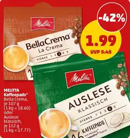 PENNY MELITTA Kaffeepads Angebot