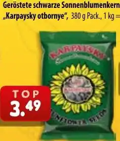 Mix Markt Geröstete schwarze Sonnenblumenkerne ,,Karpaysky otbornye" Angebot