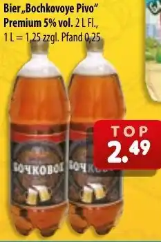 Mix Markt Bier ,,Bochkovoye Pivo" Premium 5% vol. Angebot