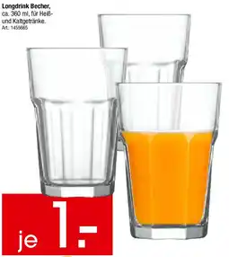 Zurbrüggen Longdrink Becher Angebot