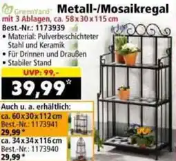 Norma GreenYard Metall-/Mosaikregal Angebot