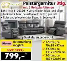Norma Polstergarnitur 3tlg. Angebot