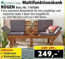 Norma Garten & Freizeit Multifunktionsbank RÜGEN Angebot