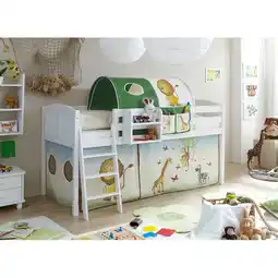 Netto Marken-Discount TiCAA Hochbett Eric Country Kiefer Weiß Motiv Angebot