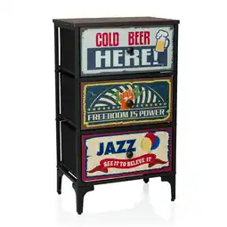 Netto Marken-Discount hjh LIVING Kommode AMERIKO S Stoff Angebot