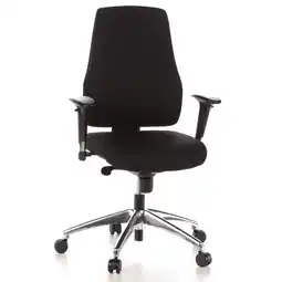 Netto Marken-Discount hjh OFFICE Profi Bürostuhl PRO-TEC 200 Stoff mit Armlehnen (höhenverstellbar) Angebot