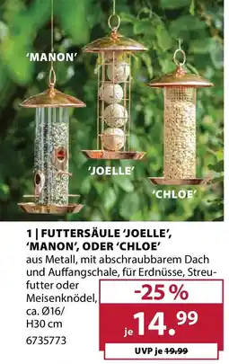 Dehner FUTTERSÄULE 'JOELLE', 'MANON', ODER 'CHLOE' Angebot