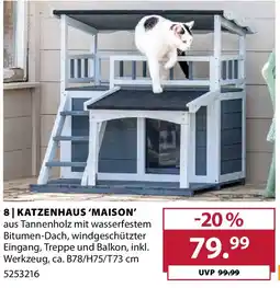Dehner KATZENHAUS 'MAISON' Angebot