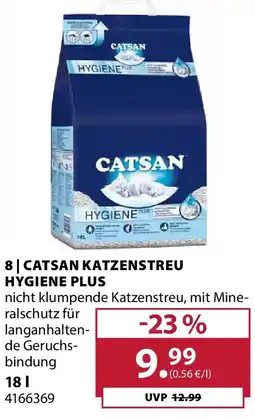 Dehner CATSAN KATZENSTREU HYGIENE PLUS Angebot