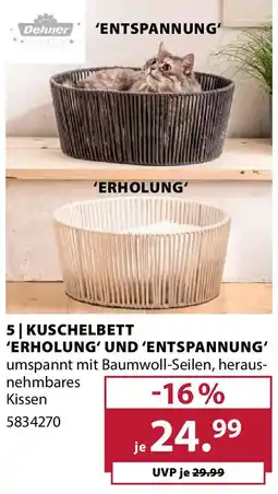 Dehner KUSCHELBETT 'ERHOLUNG' UND ENTSPANNUNG' Angebot