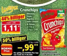 Norma Lorenz Crunchips Angebot