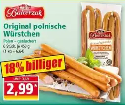 Norma Balcerzak Original polnische Würstchen Angebot