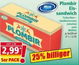 Norma Plombir Eissandwich Angebot