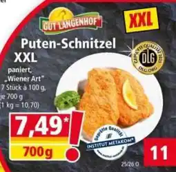 Norma GUT LANGENHOF Puten-Schnitzel XXL Angebot