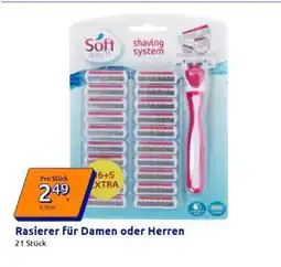 Action Rasierer für Damen oder Herren Angebot